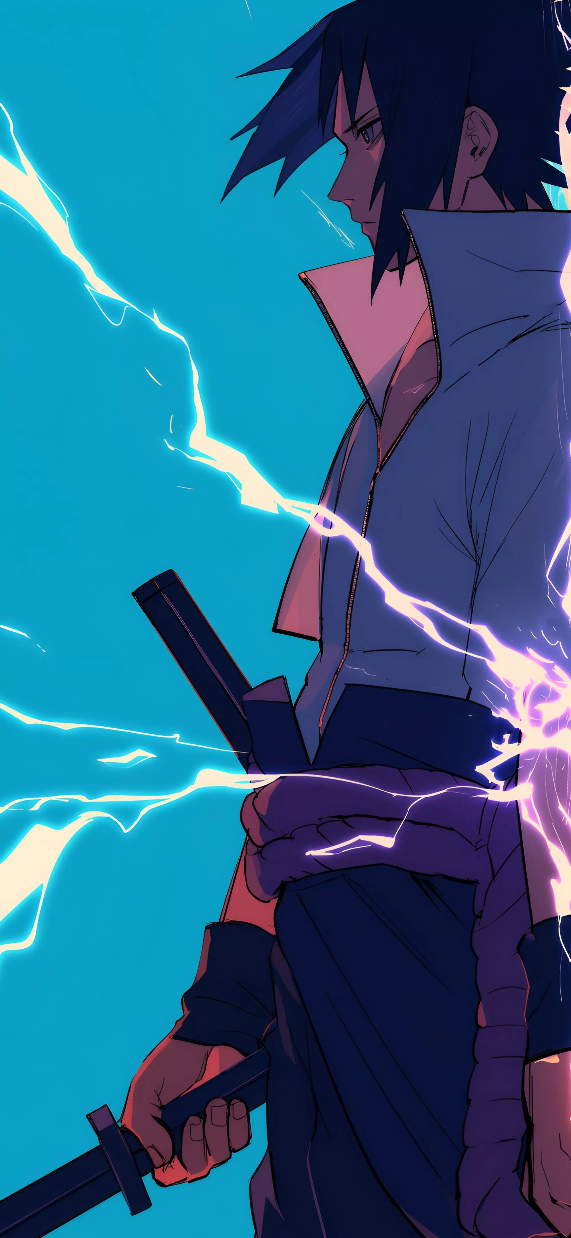 Electrifying Sasuke Uchiha Tap to