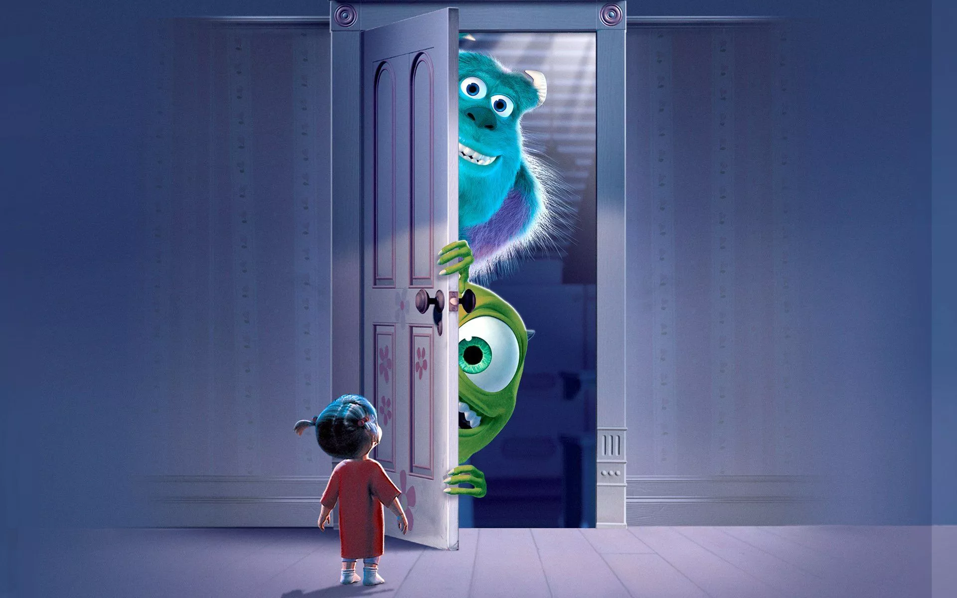 Monsters, Inc. HD Wallpaper: A Doorway