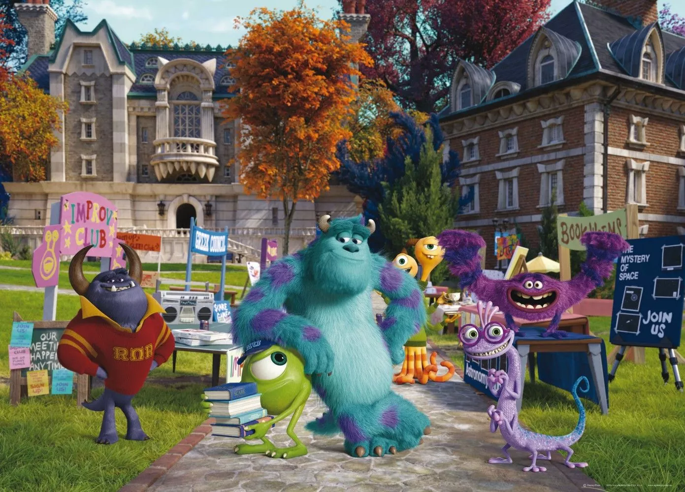 XXL mural wallpaper Disney Monster Inc