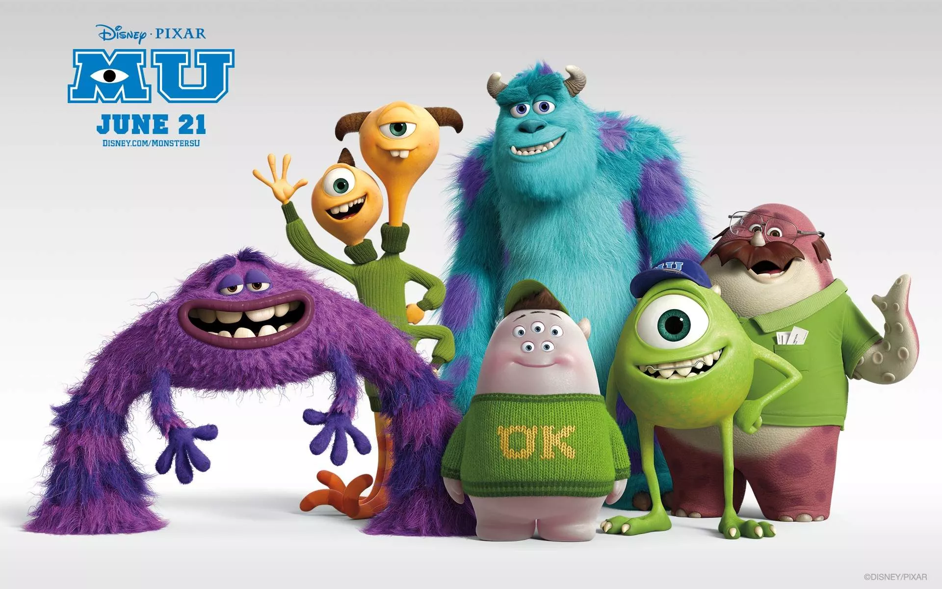 MONSTERS UNIVERSITY Wallpaper