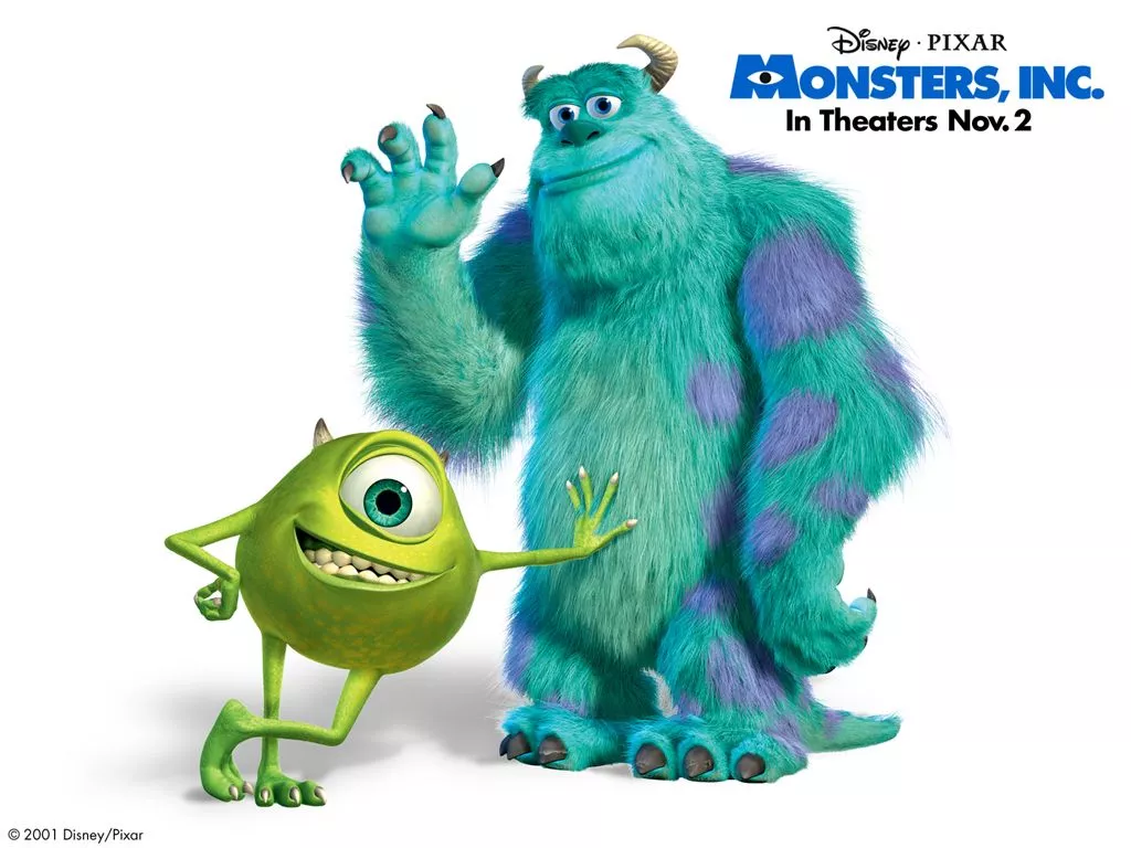 Monsters Inc. Desktop wallpaper. 1024x768