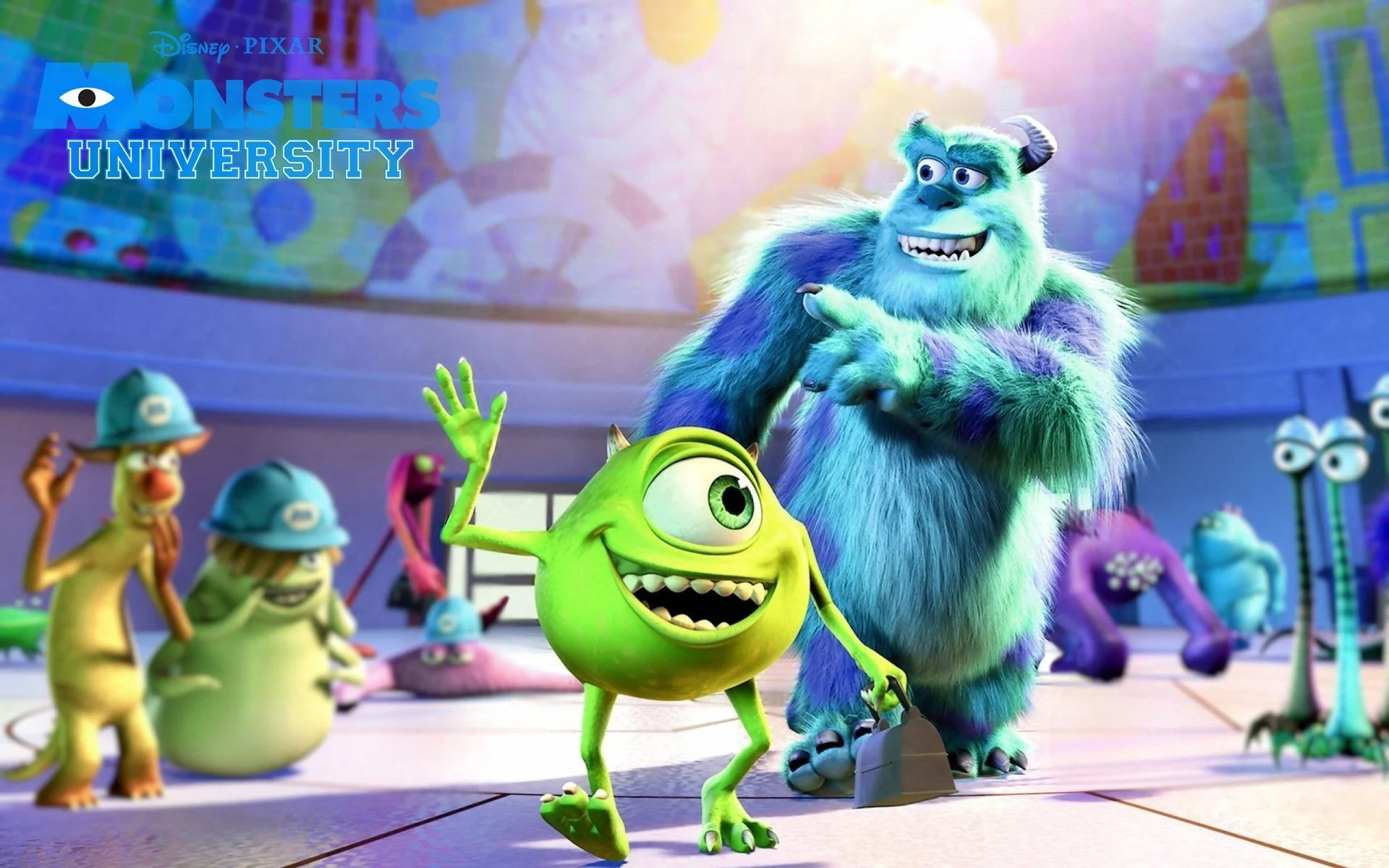 Movie Monsters university Wallpaper
