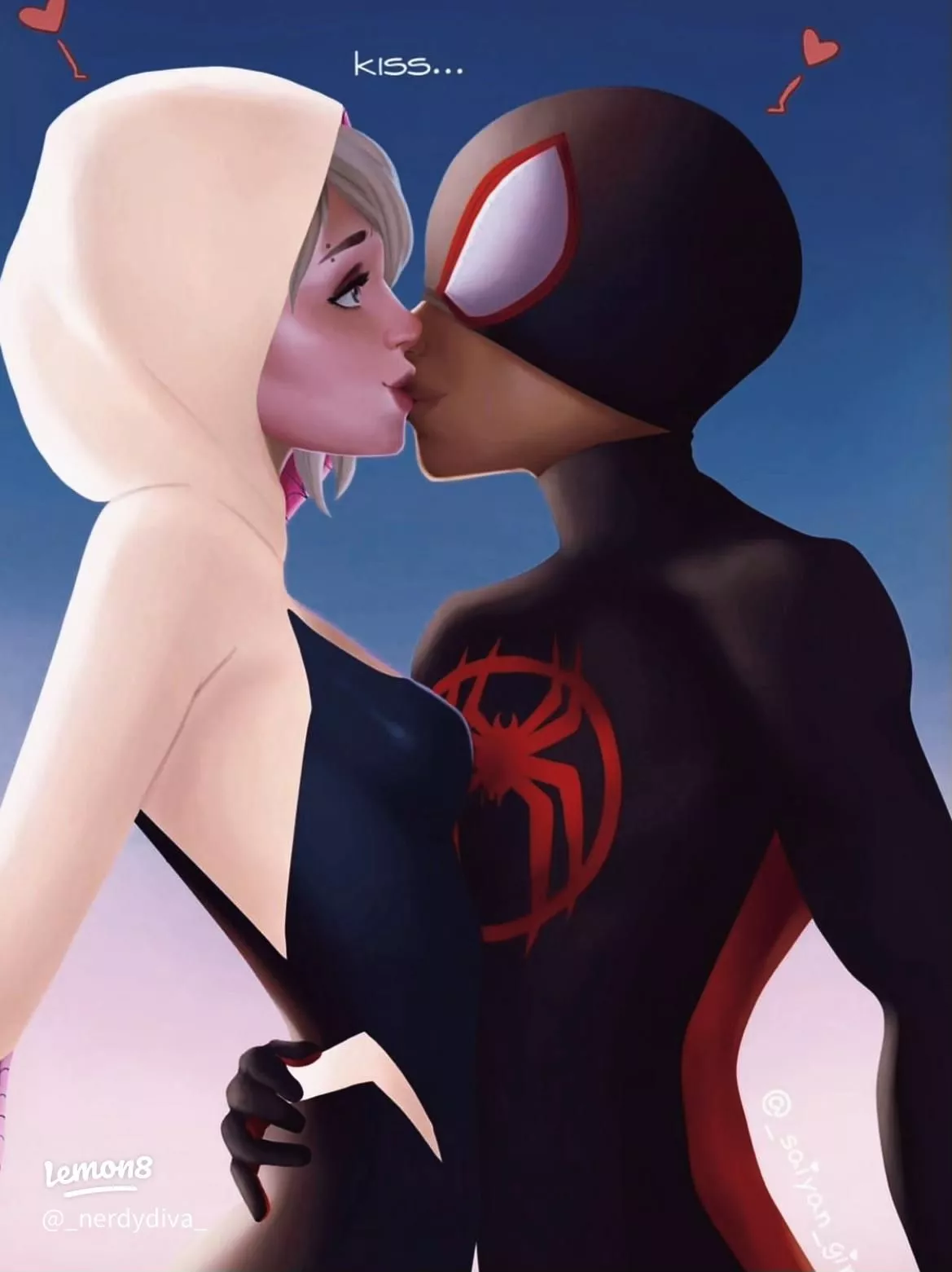 Miles and Gwen Digital Art