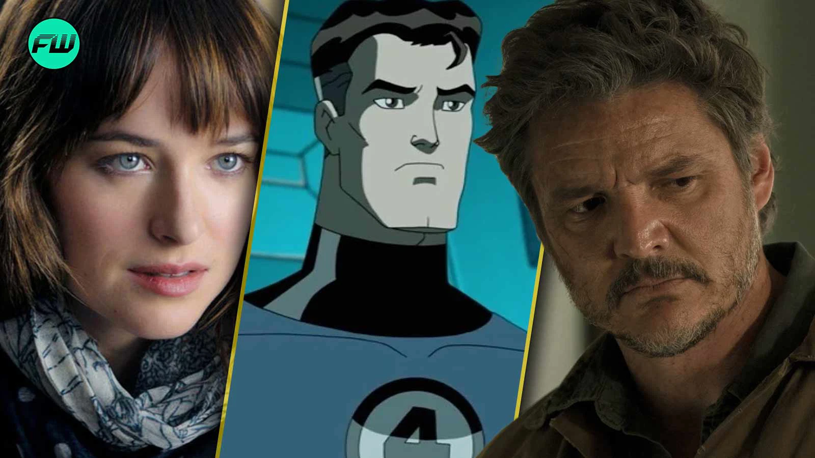 Reed Richards and Dakota Johnson