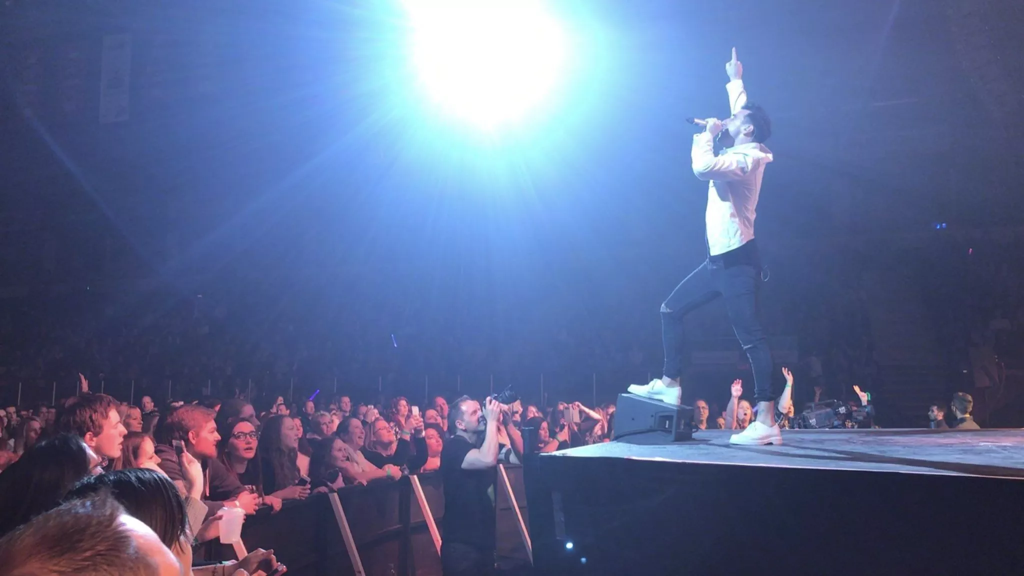 Brady Strachan performing