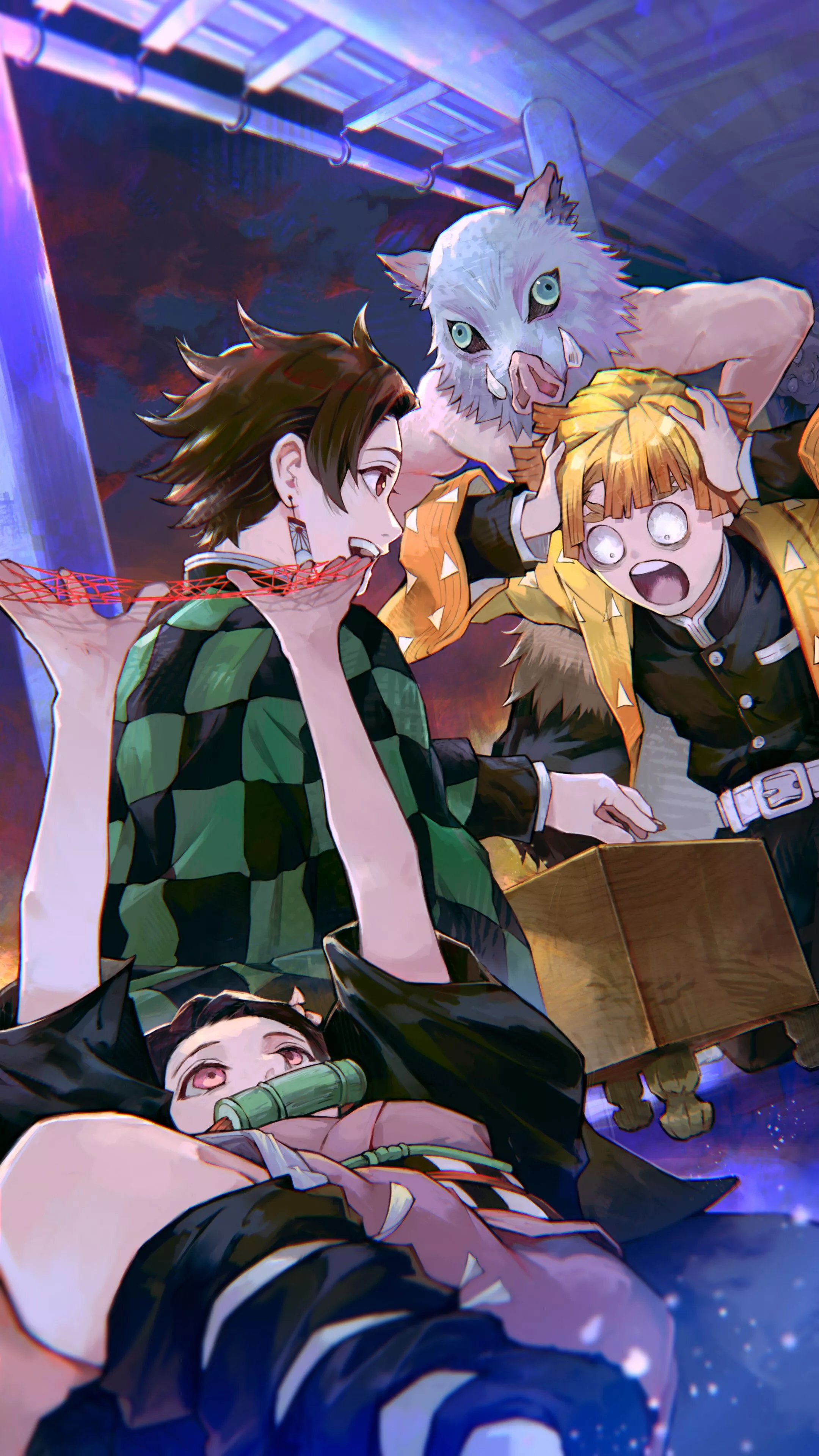 Kimetsu no Yaiba, Tanjiro, Zenitsu