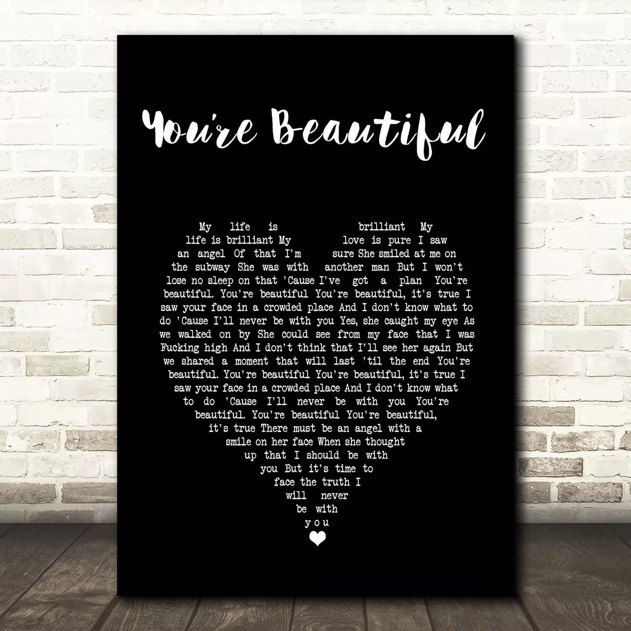 Song Lyric Prints
