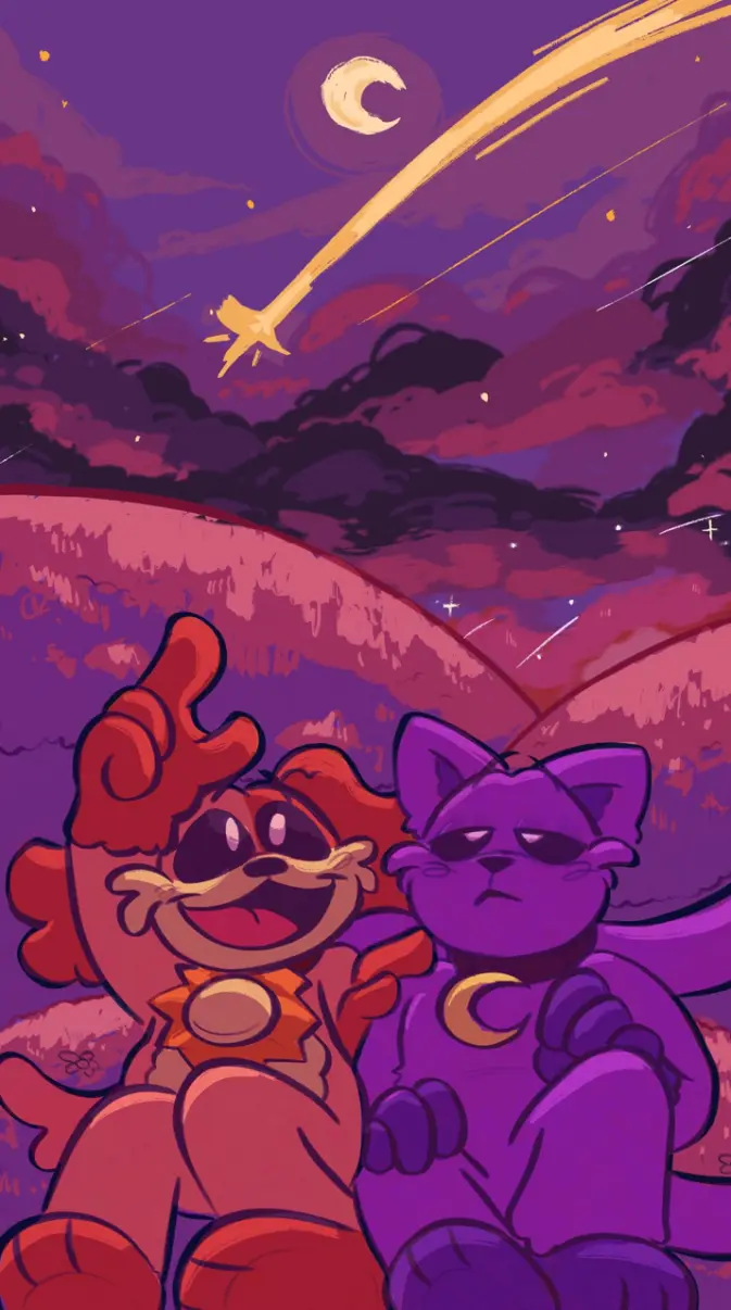 Catnap and dogday wallpaper