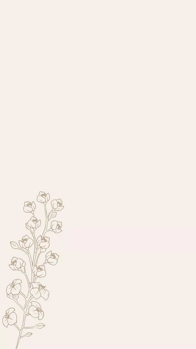 ✨Aesthetic minimalist flower neutral