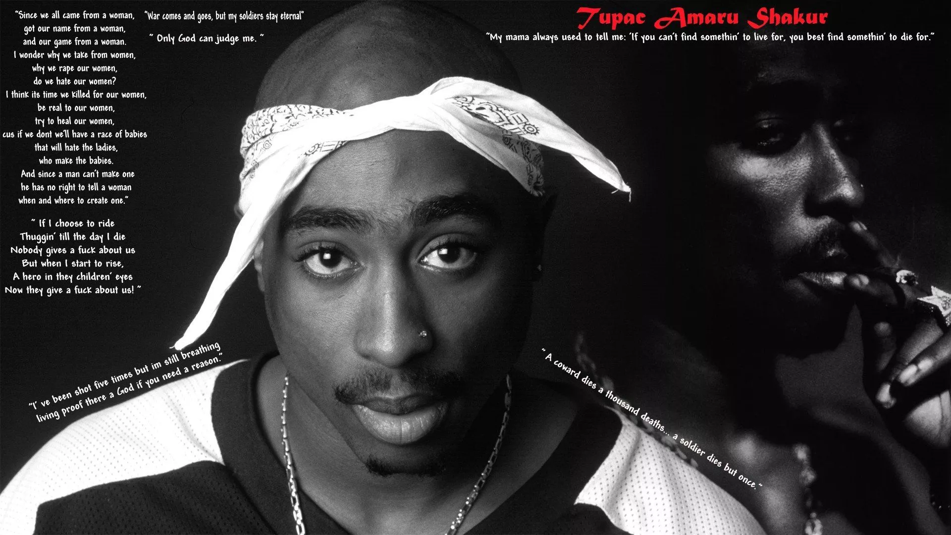 Rapper Tupac Shakur Music 2pac HD Wallpaper