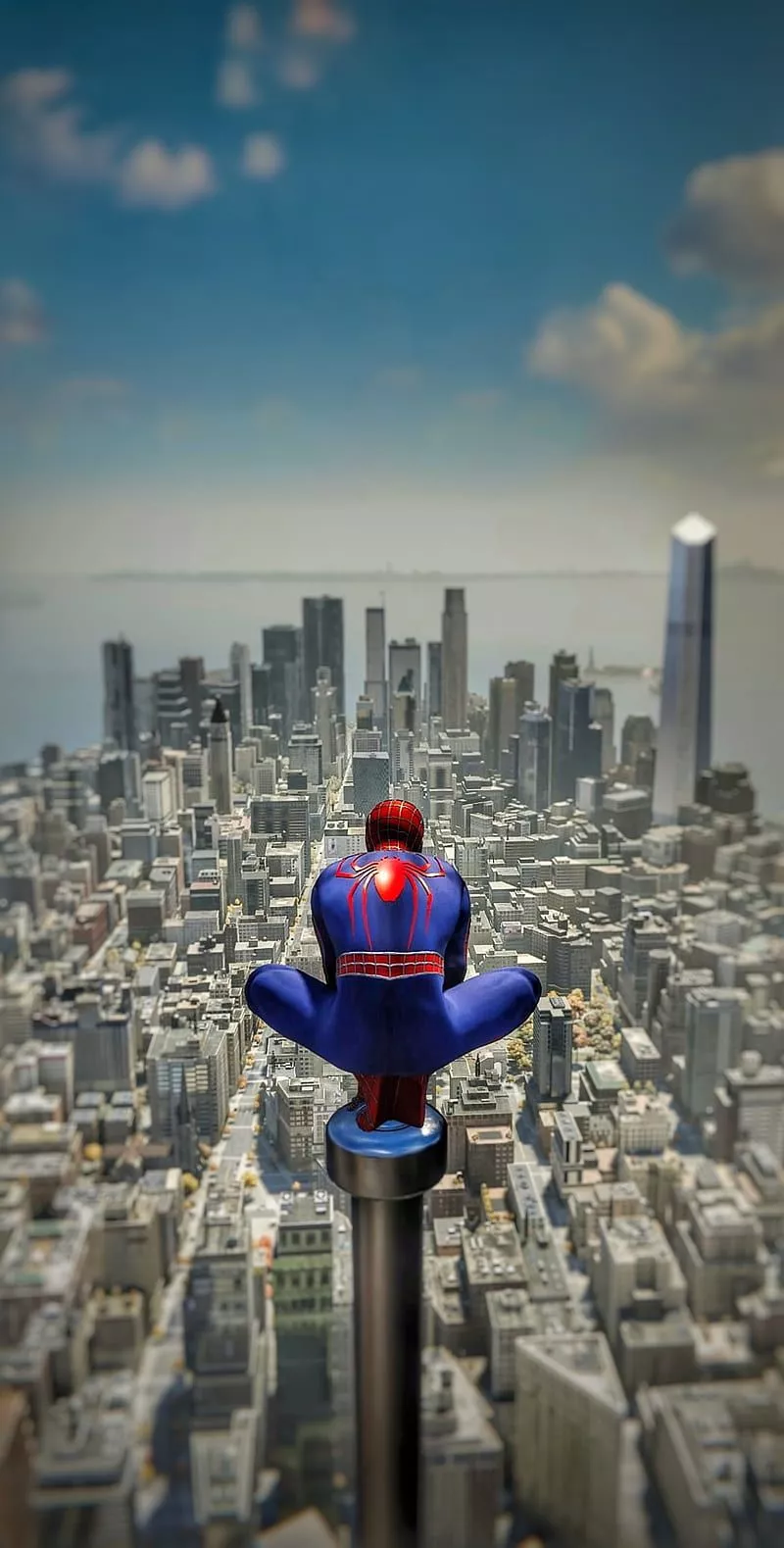 HD spiderman new york wallpaper