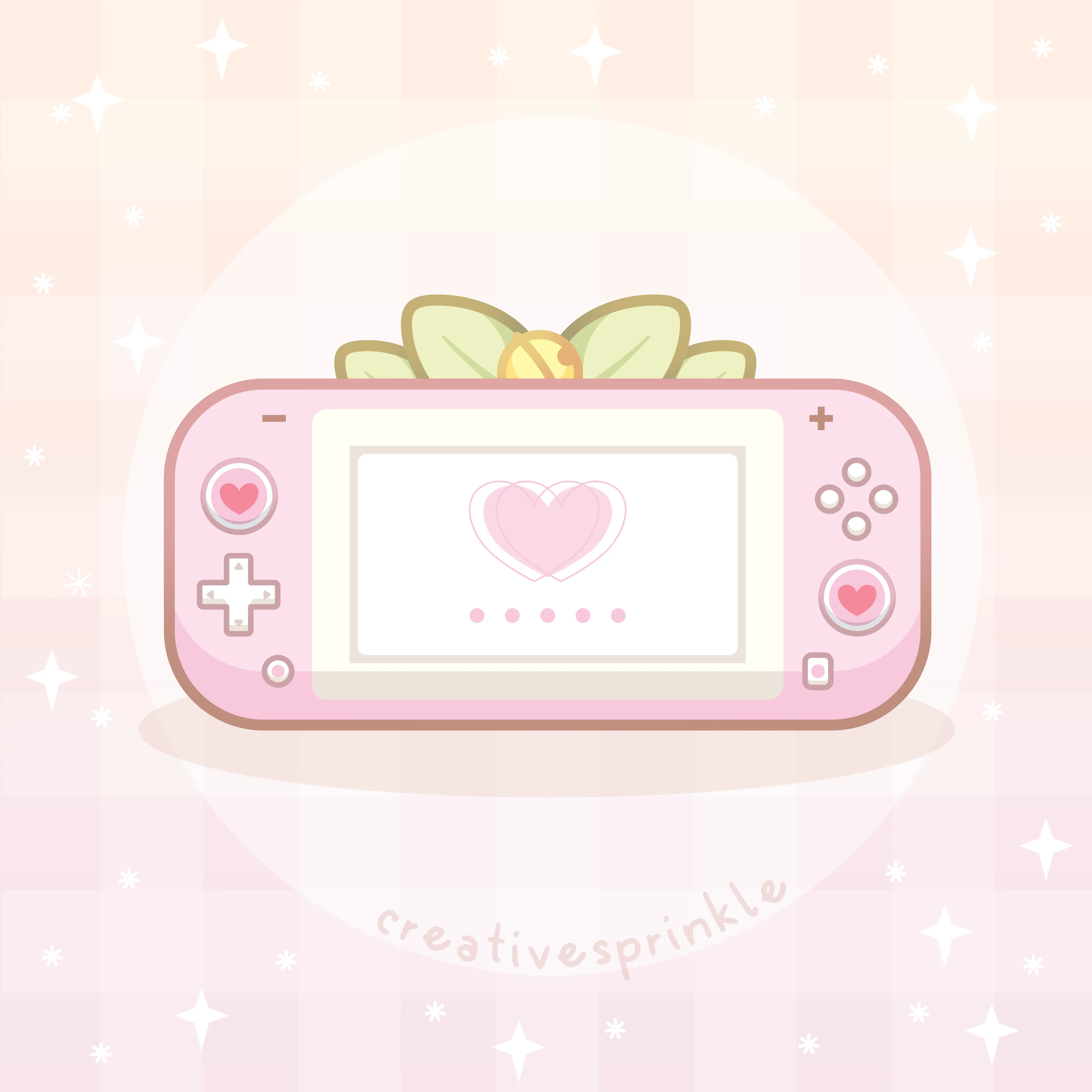 Cute Cozy Pink Switch Lite Gaming