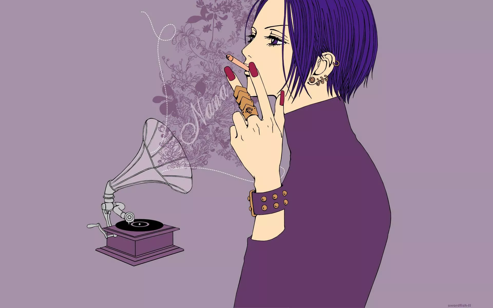 Nana Osaki Spinning Records Moment