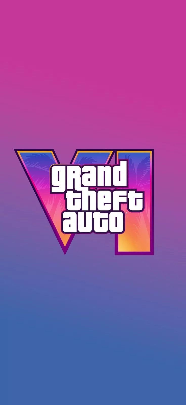 GTA 6 LOGO WALLPAPER. Phone