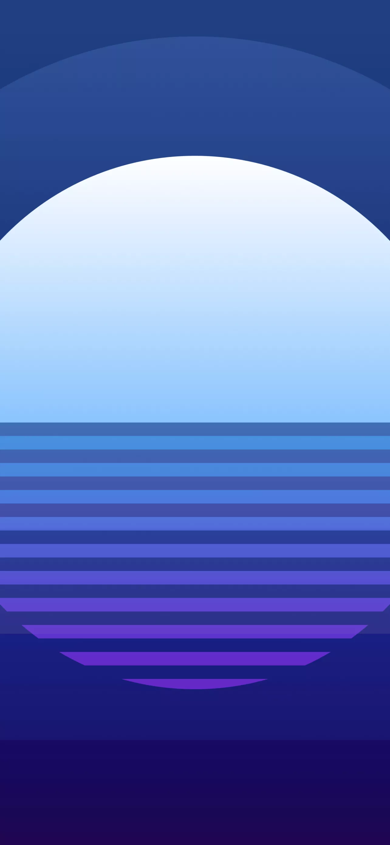 Summer Nightscape Retro Wallpaper