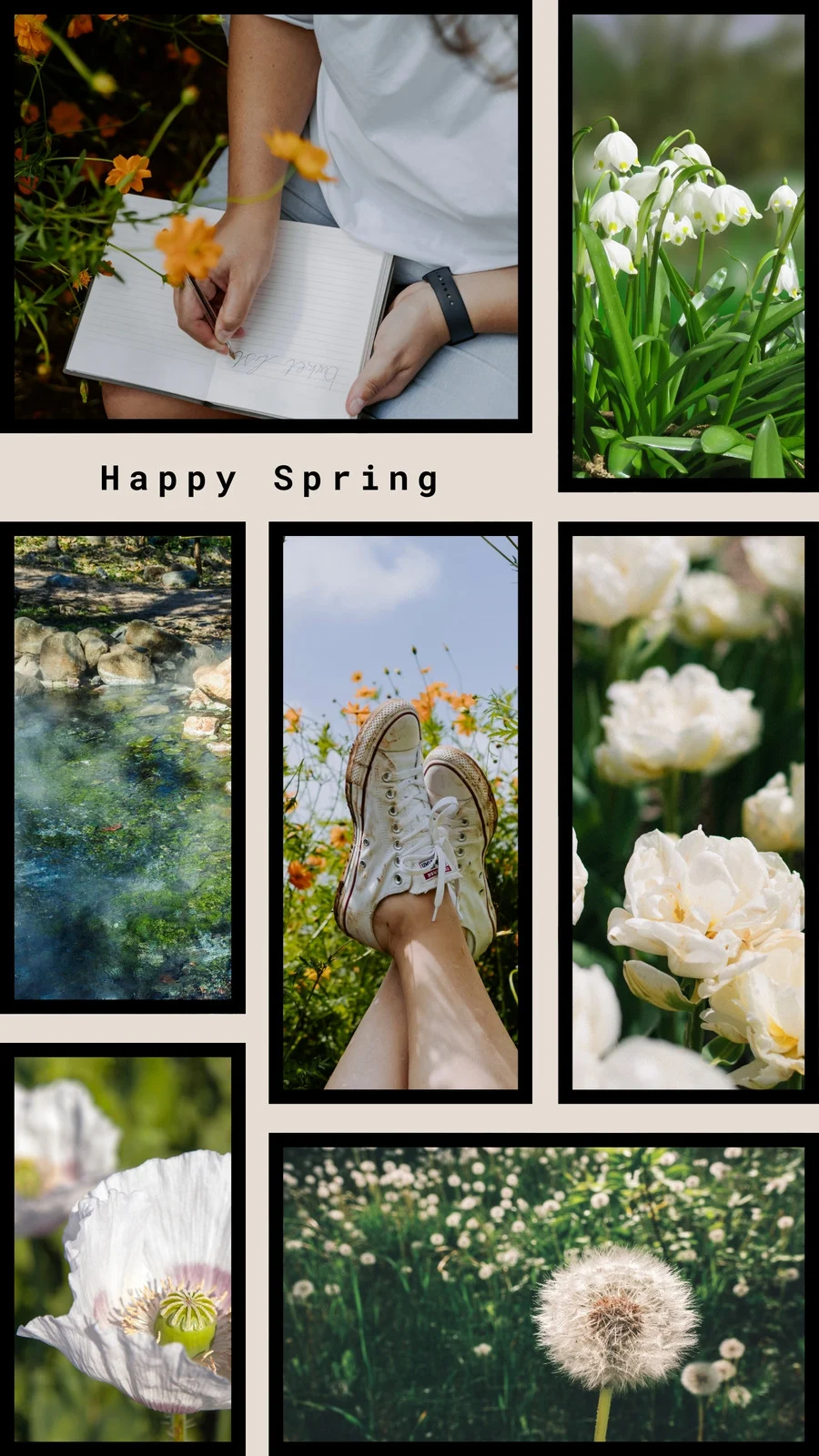 Free spring aesthetic phone wallpaper