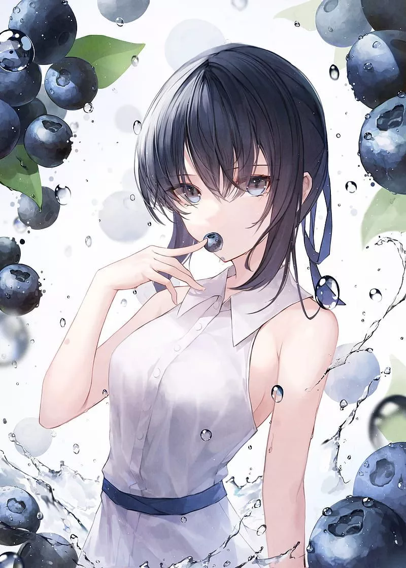 HD animated blueberry wallpaper