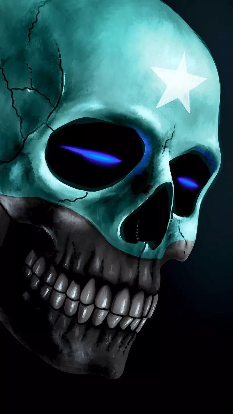 HD the mask of death art wallpaper