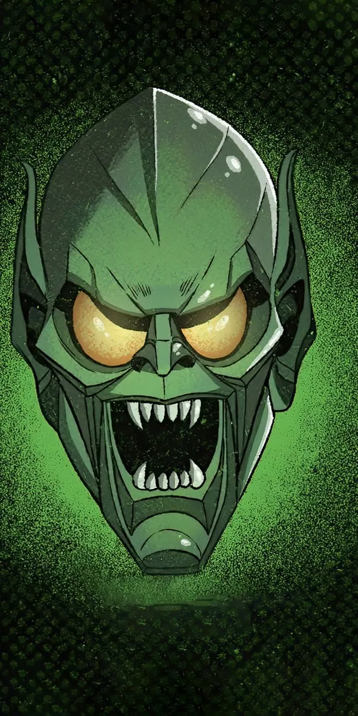Sinister Green Goblin, helmet, marvel