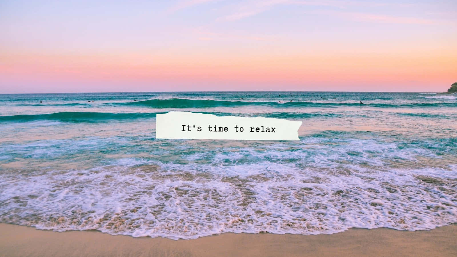 Download Sunset Beach Relaxation Motivation Wallpaper