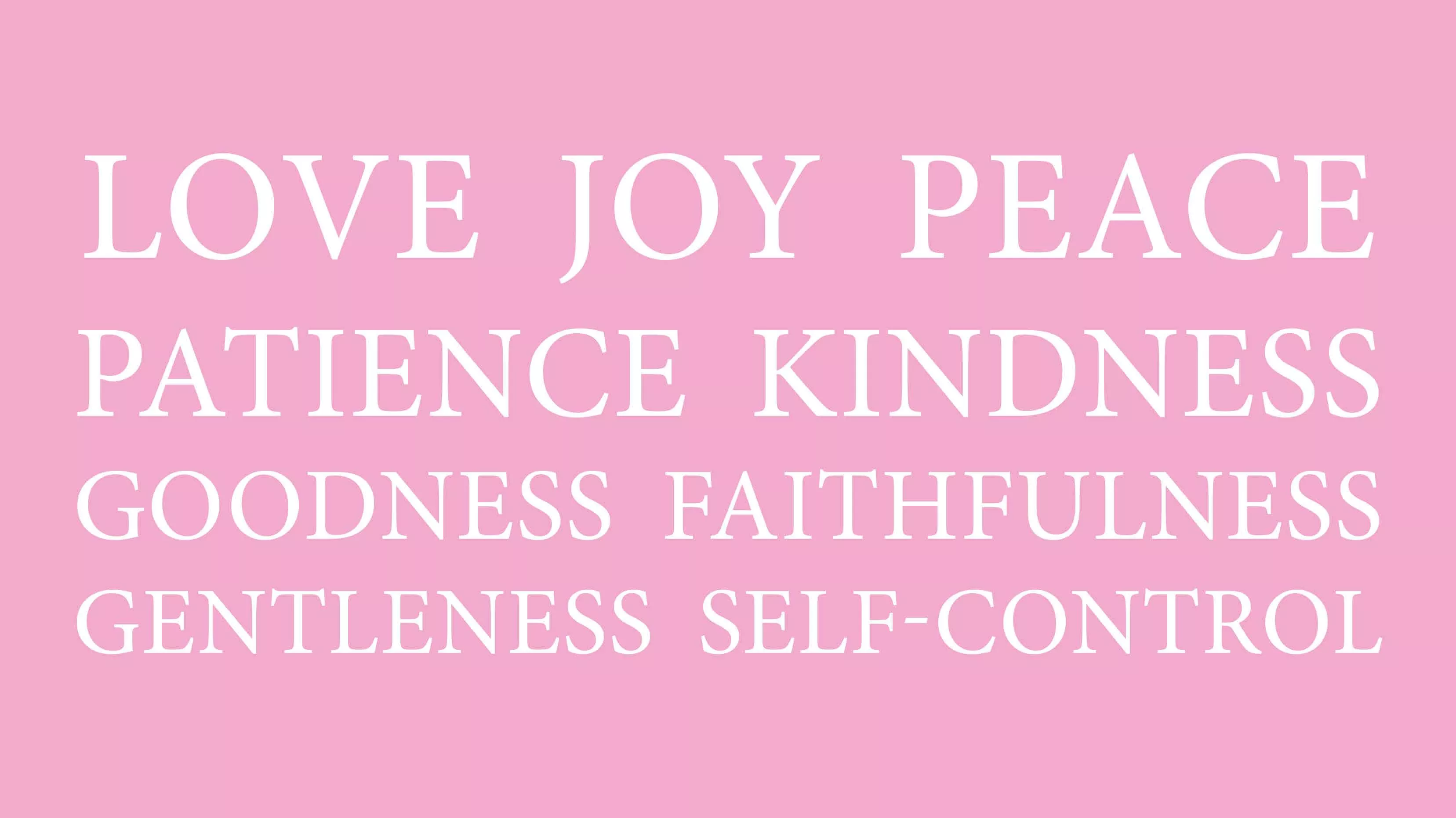 Fruit of the Spirit Printables