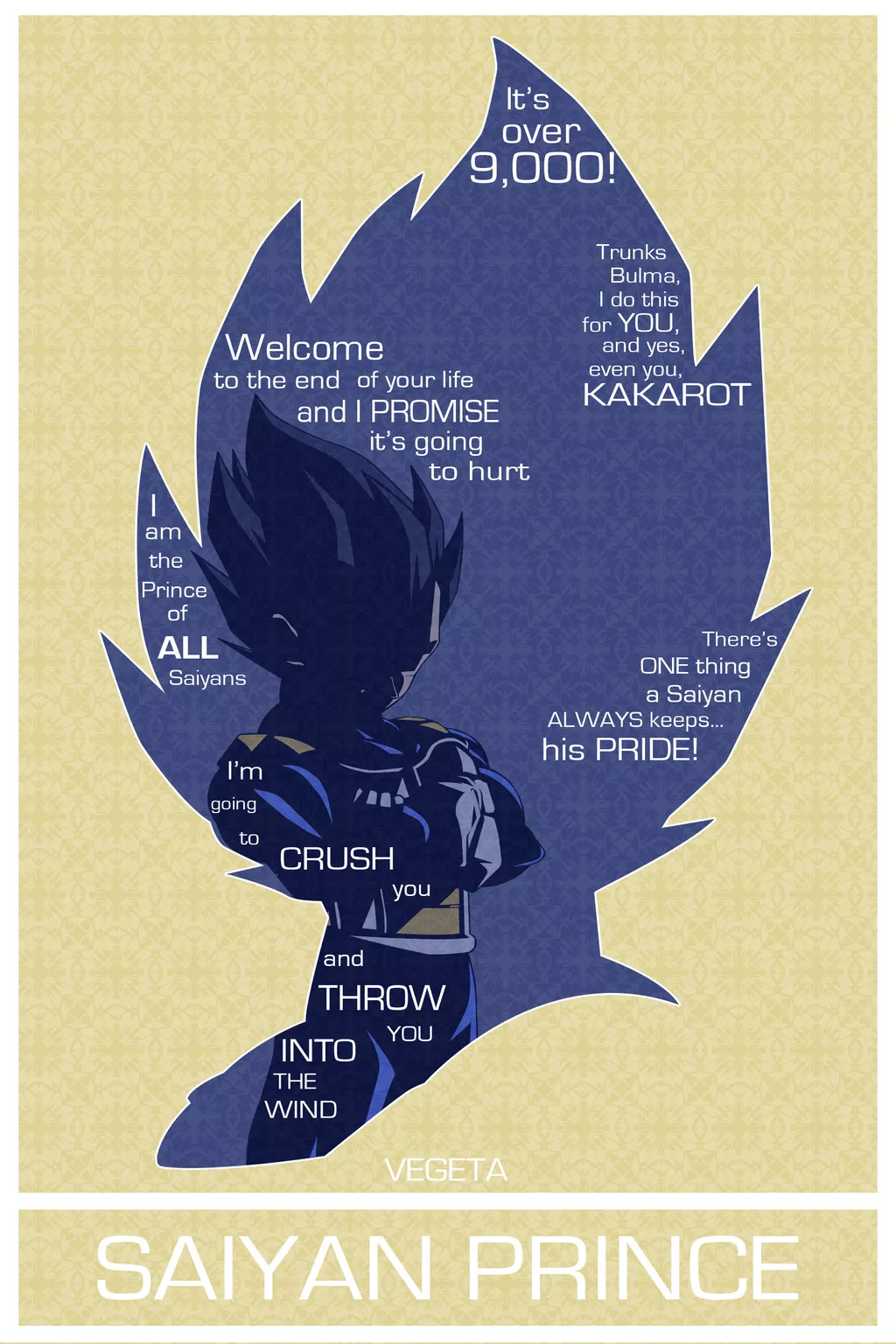 Vegeta Poster [OC]