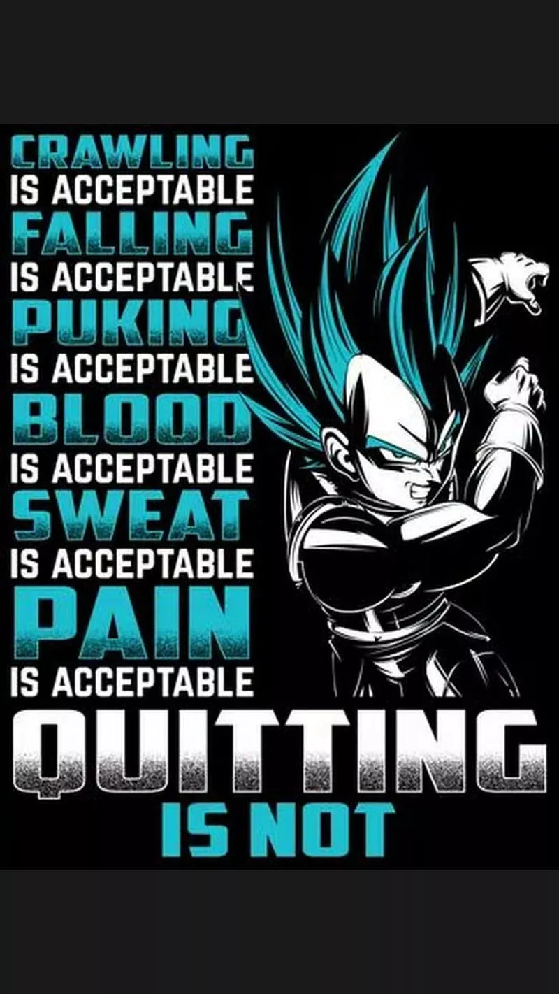 Vegeta Quote, inspiration, HD phone wallpaper