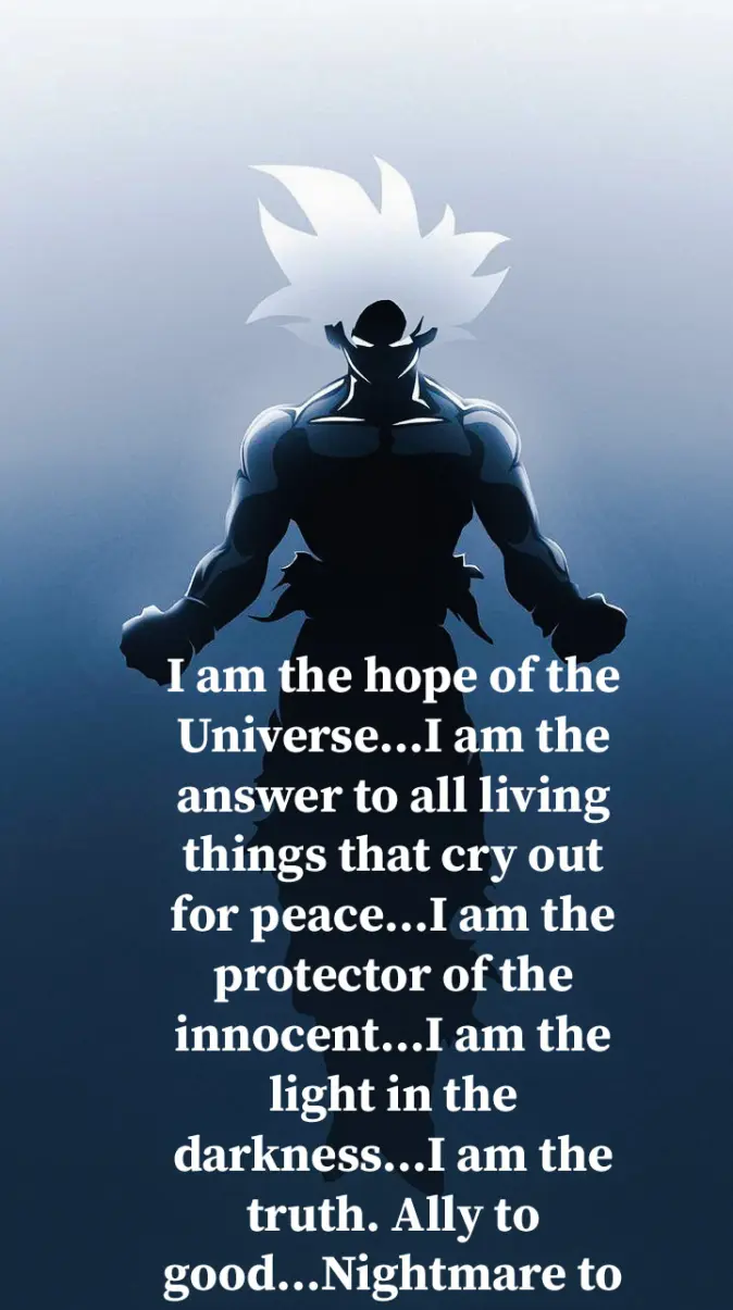 Goku Quote wallpaper