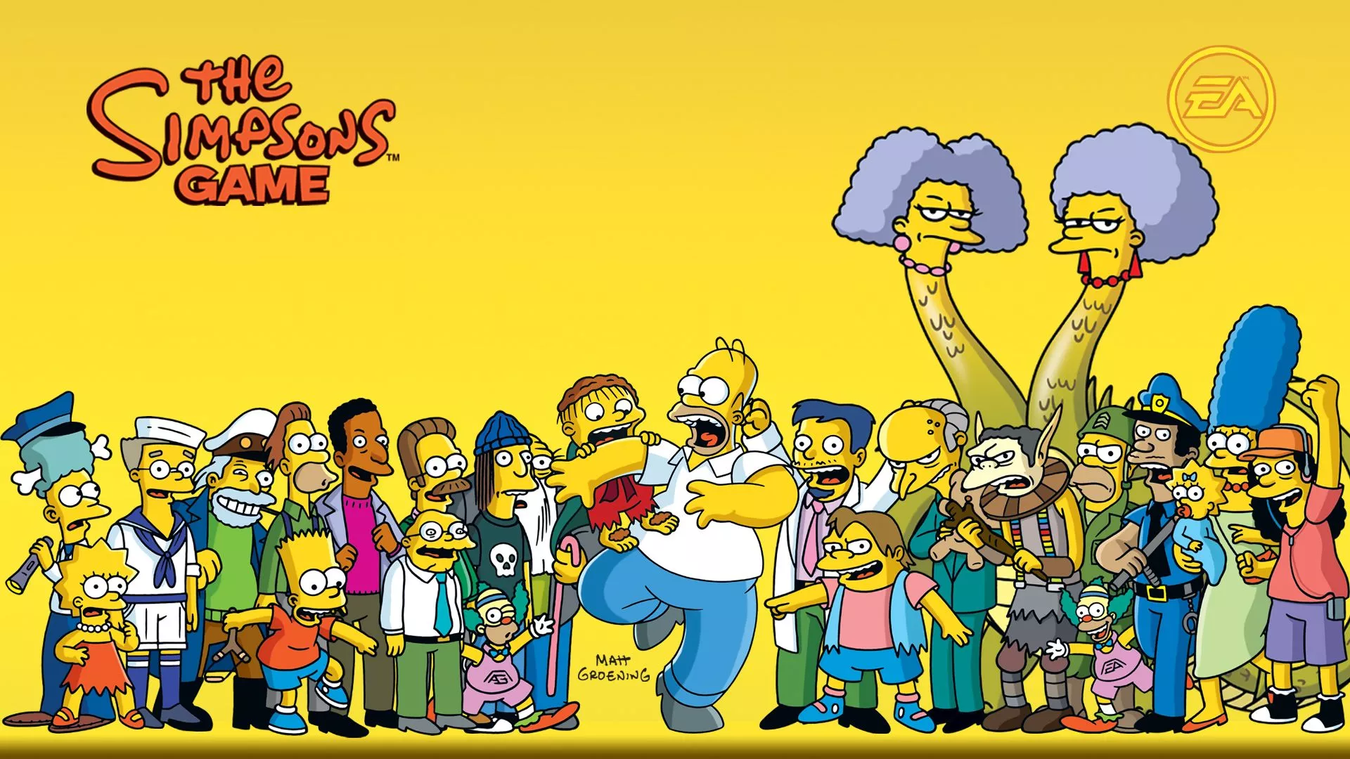 The Simpsons Game wallpaper
