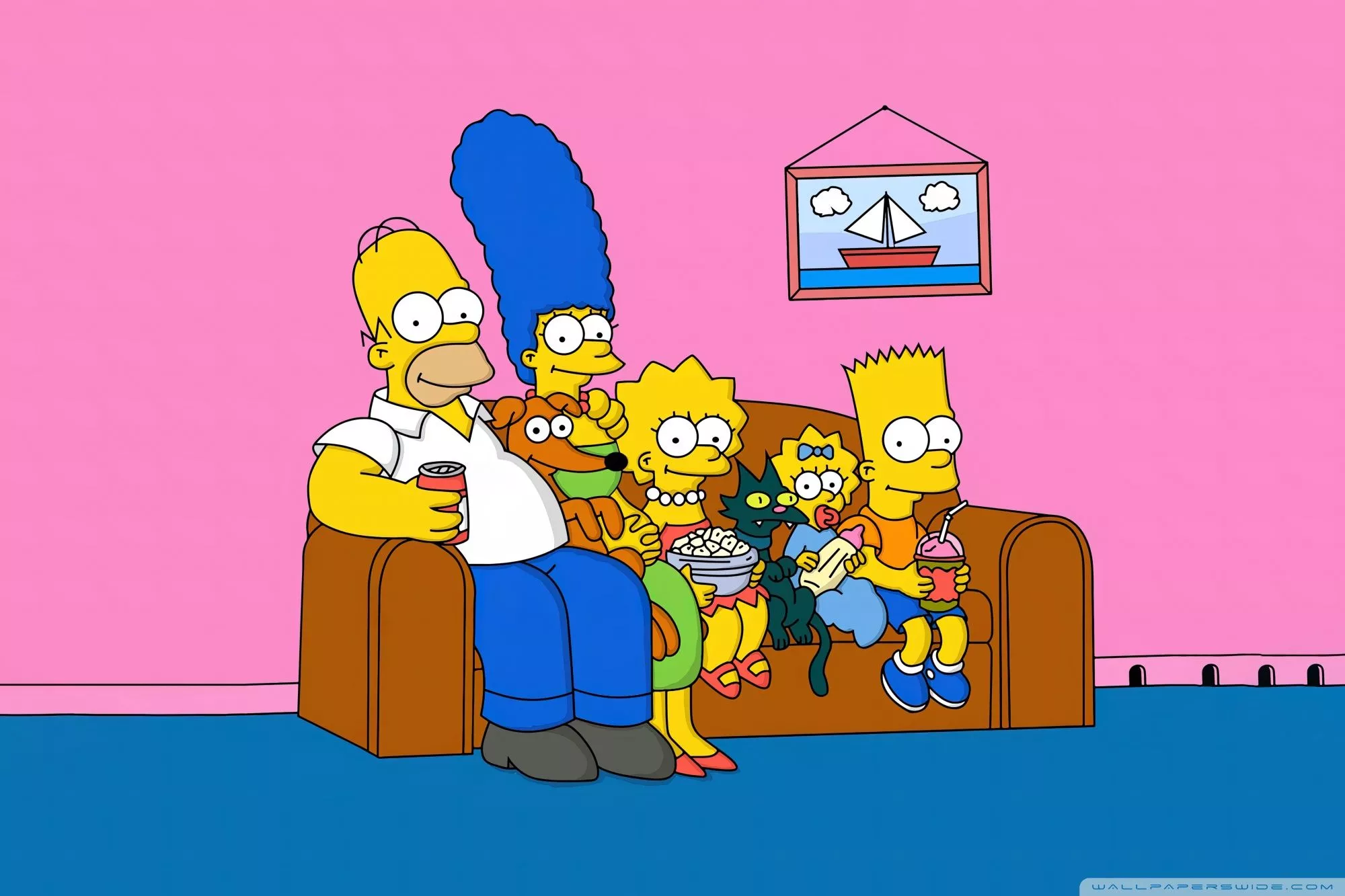The Simpsons Classic Ultra HD Wallpaper