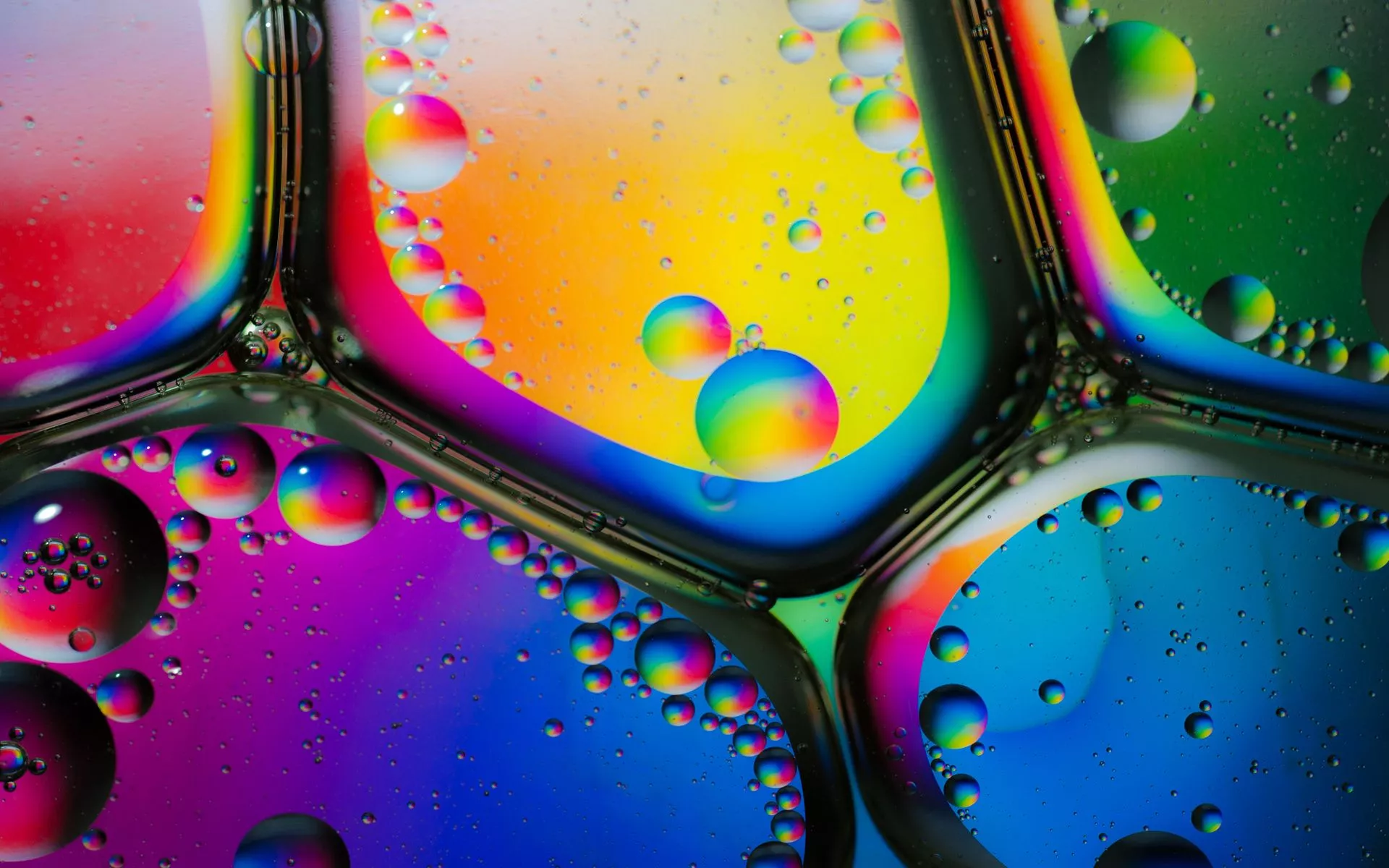 Stock Bubble Rainbow Wallpaper