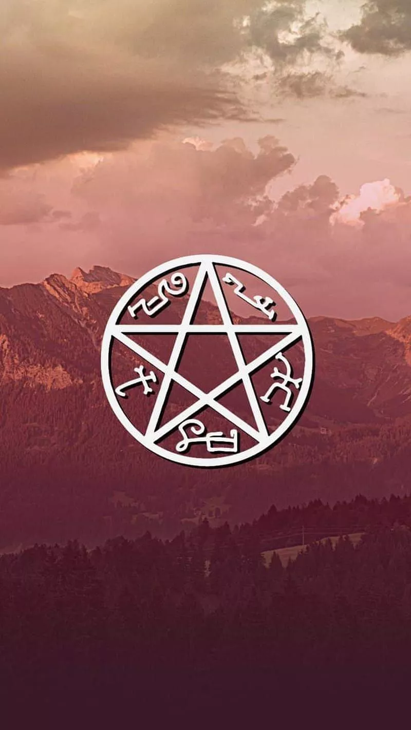 HD demon pentagram wallpaper