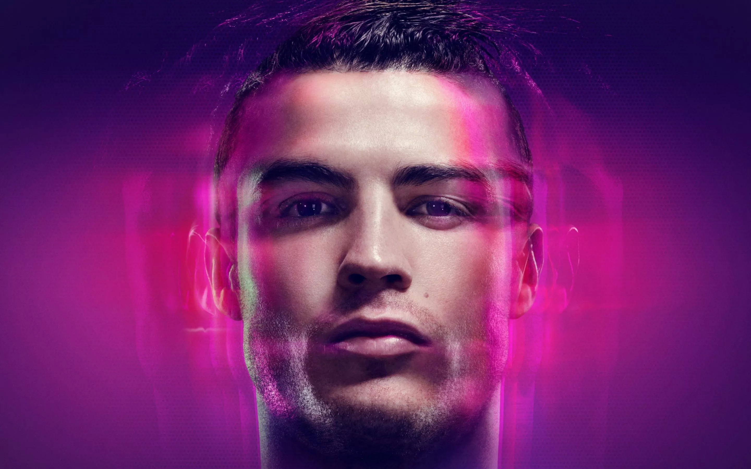 Cristiano Ronaldo Wallpaper 4K, Neon