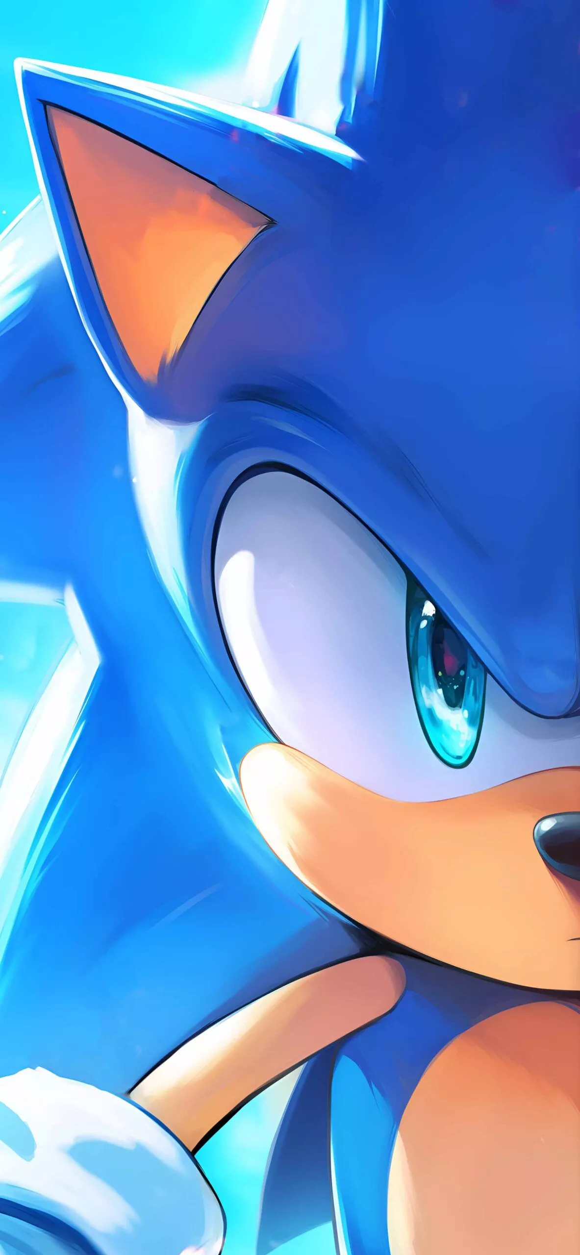 Tails Split Face Matching Wallpaper