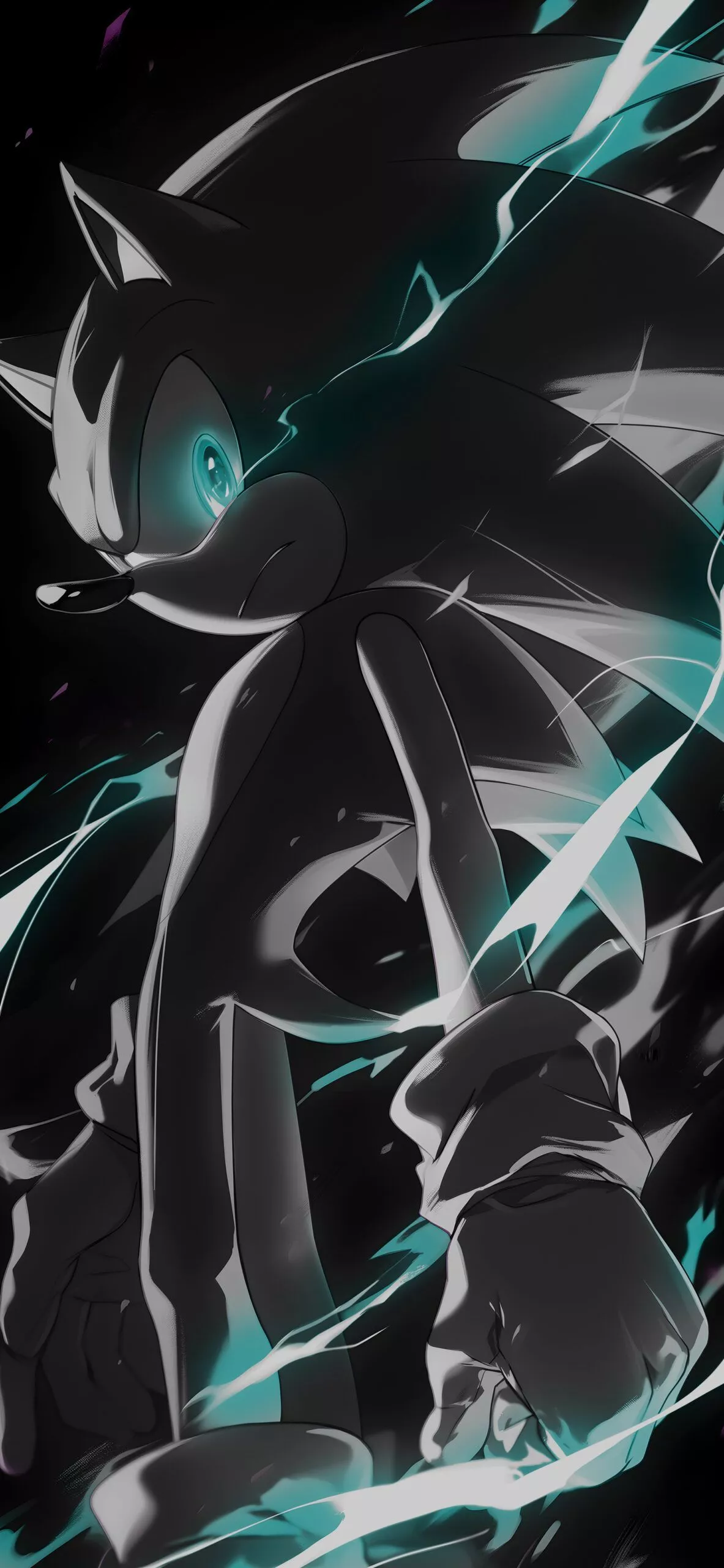 Sonic Neon Power Wallpaper