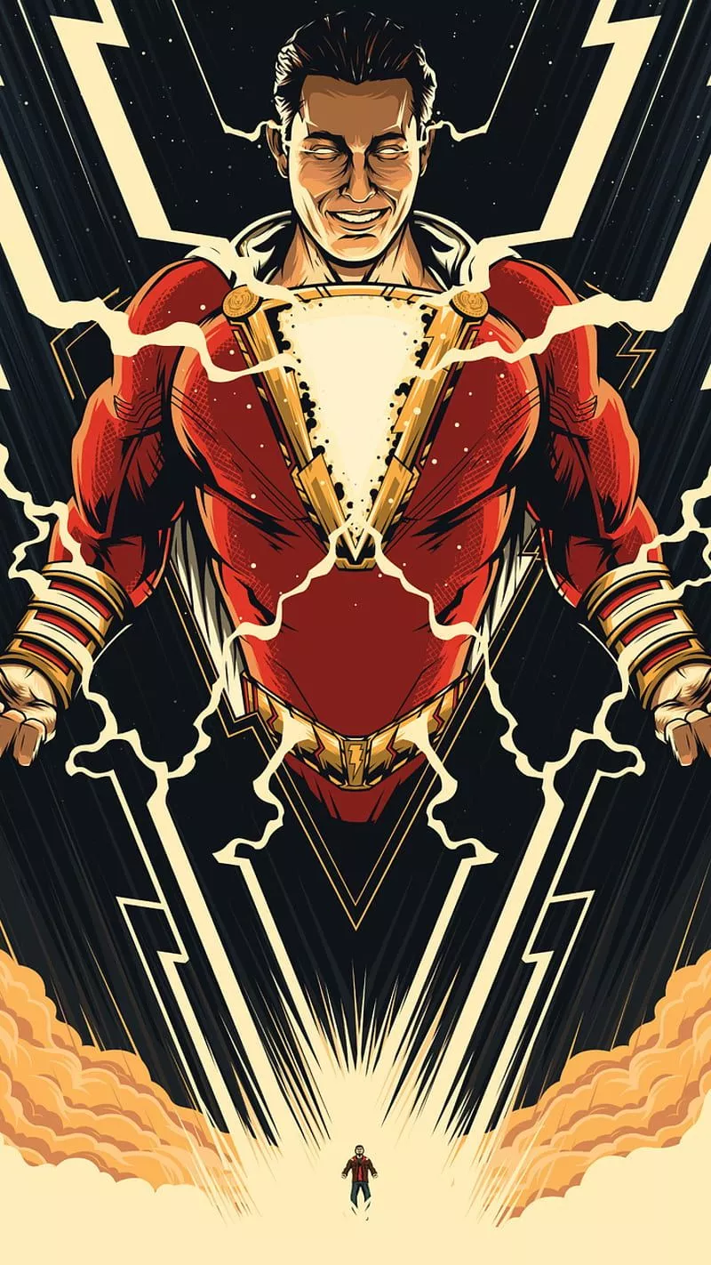 Shazam, dc, zachary levi, HD phone