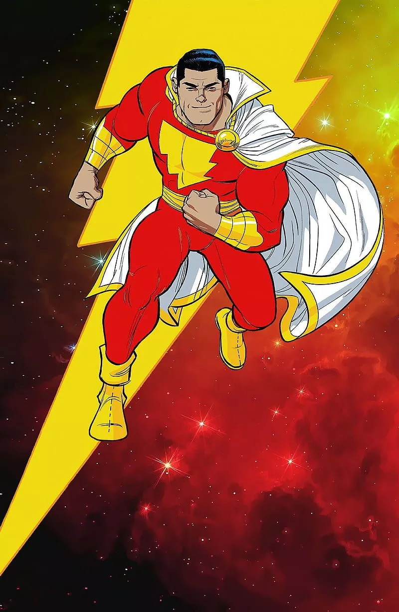 Shazam, hero, dc, comics, HD phone