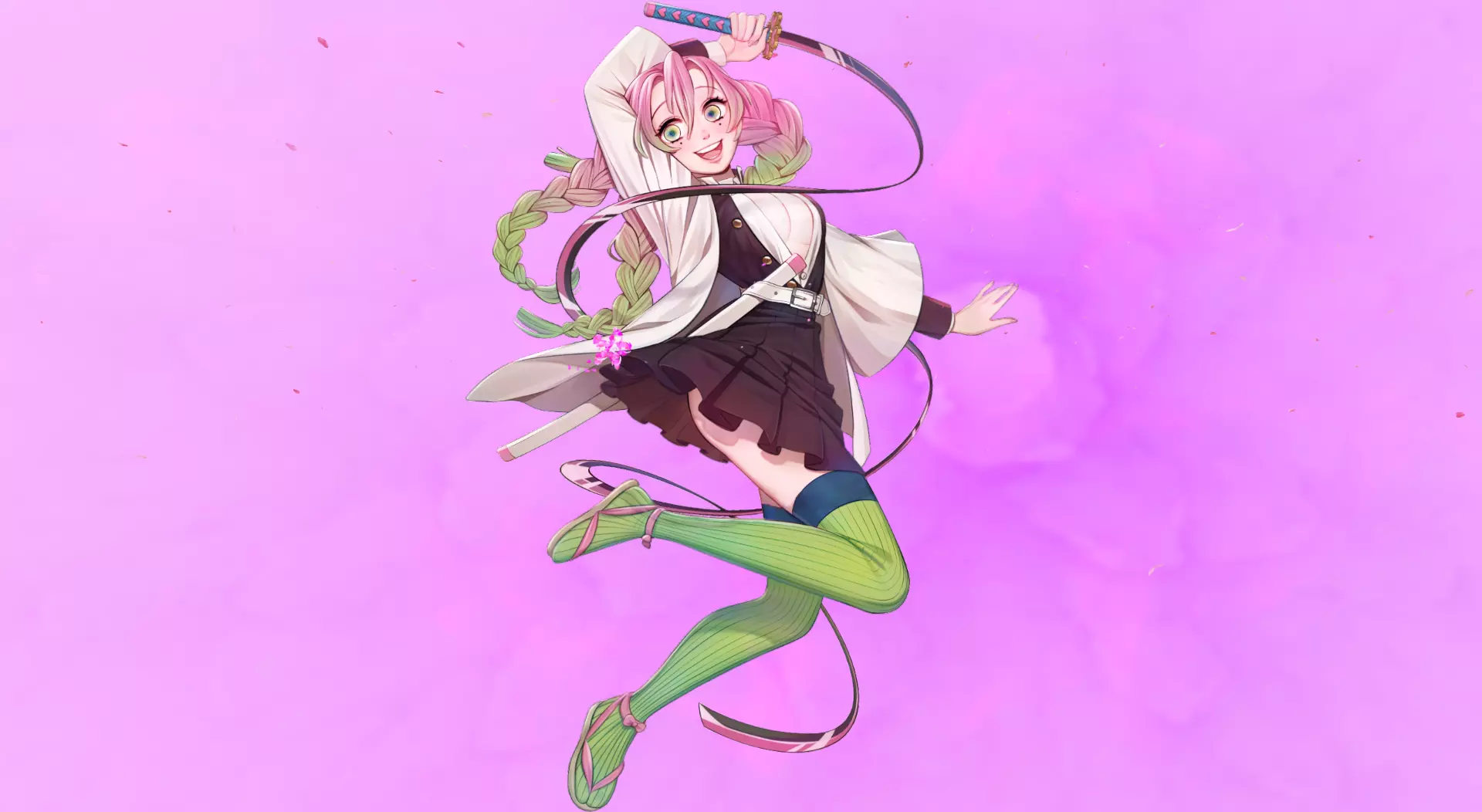 Live wallpaper Demon Slayer Mitsuri