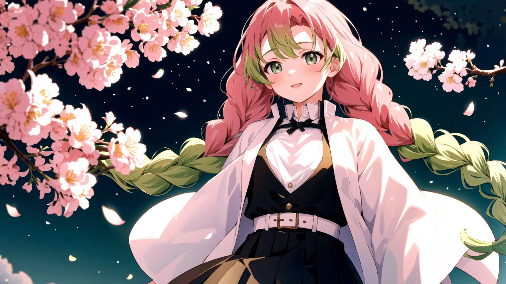 Mitsuri Kanroji. Desktop wallpaper. 1920x1080