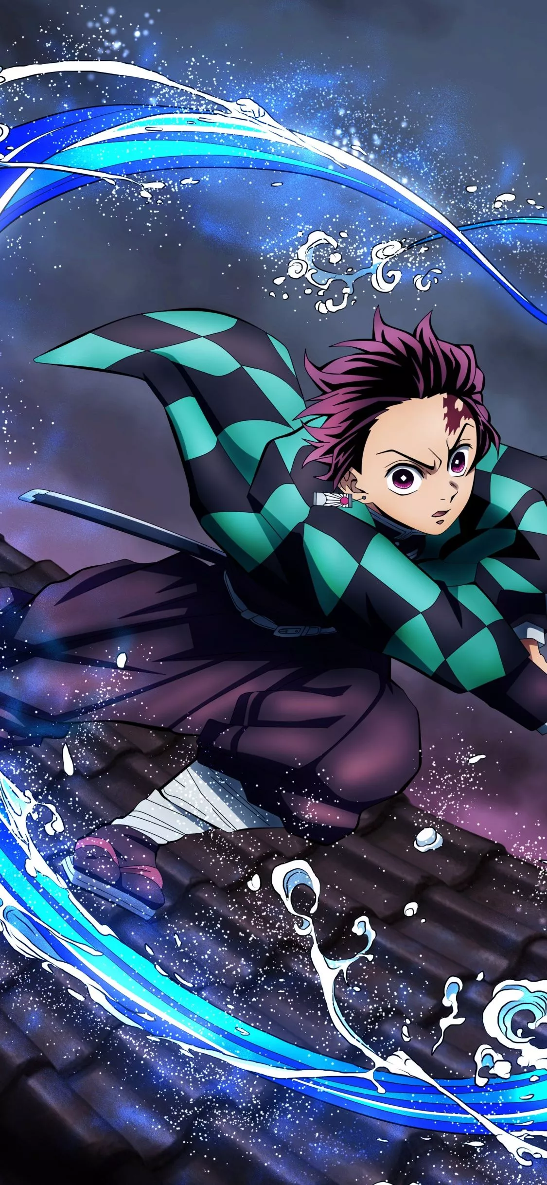 Tanjiro Kamado water breathing form 4K