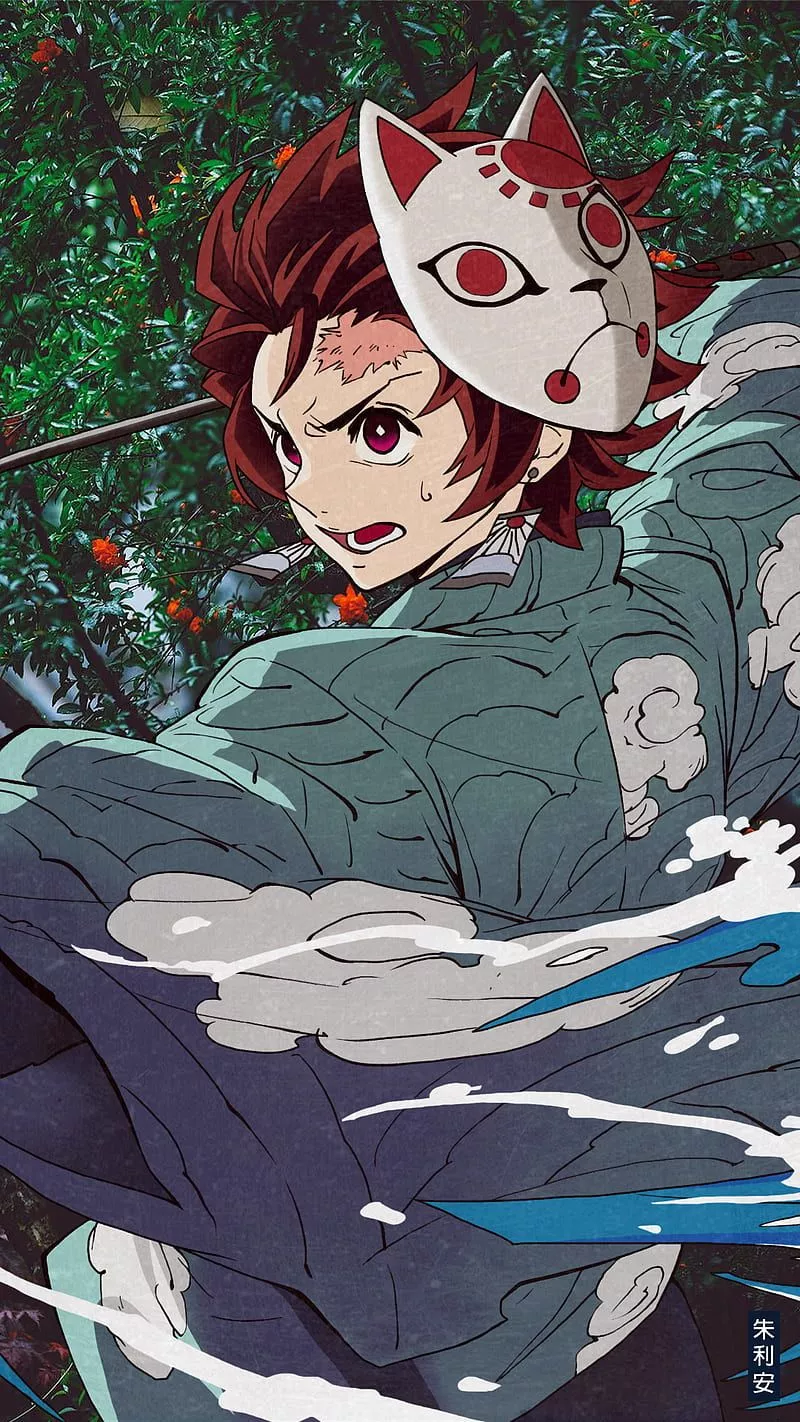 Tanjiro Kamado, android, anime, demons