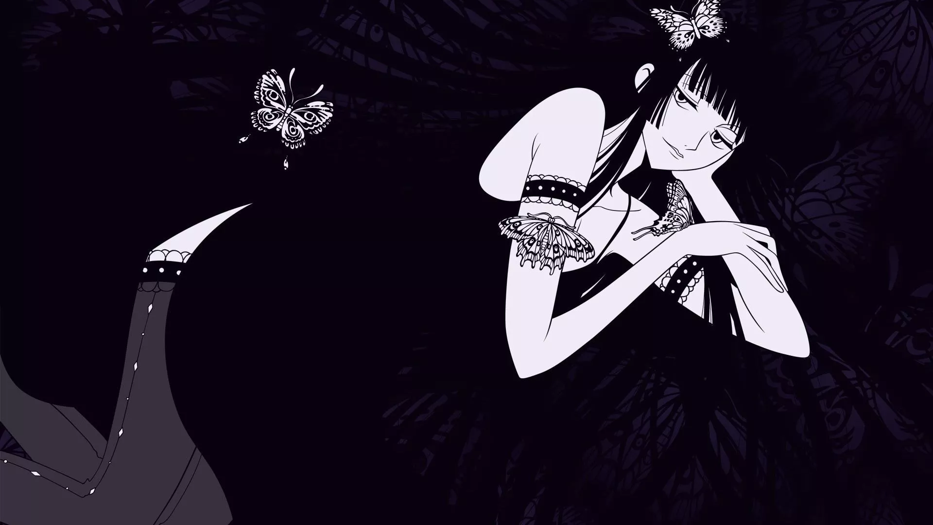 Dark anime girl, Ichihara Yuuko Desktop