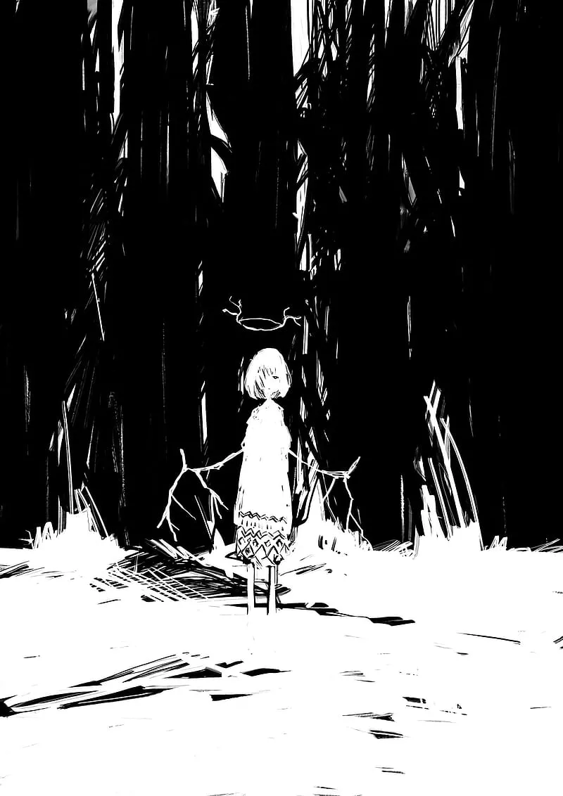 HD creepy girl wallpaper