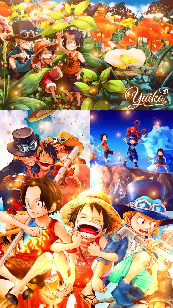 ACE, Luffy and Sabo wallpaper