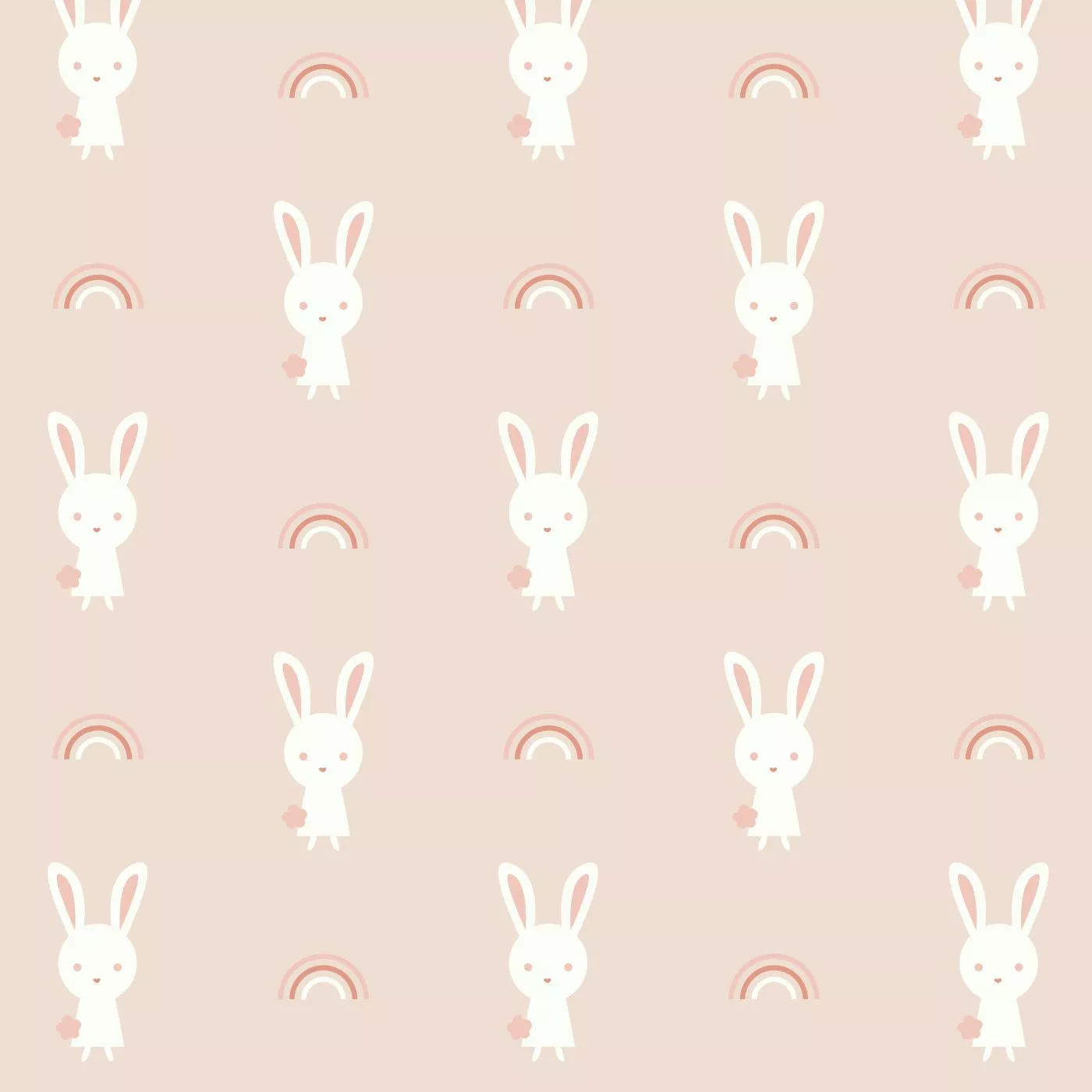 Bunny Bows Peel And Stick Removable