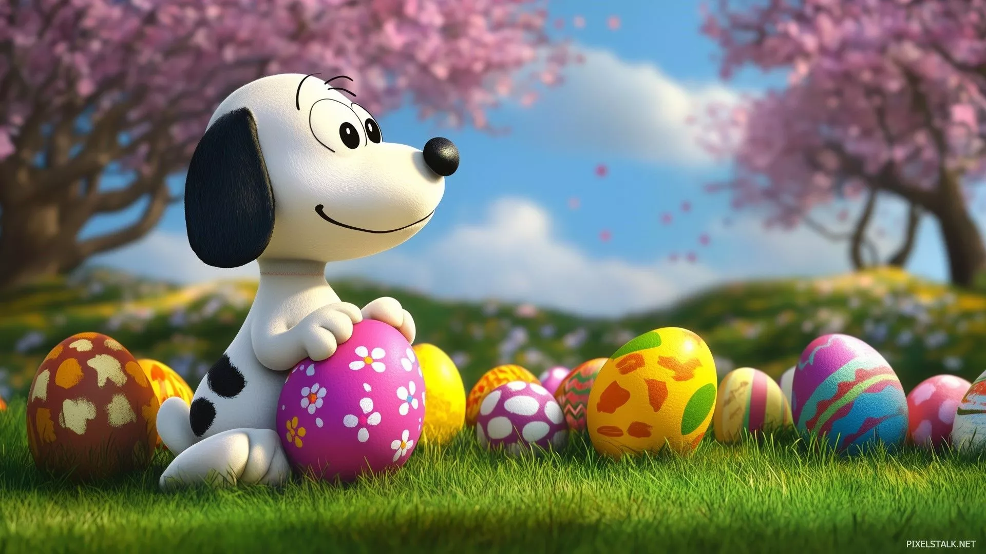 Snoopy Easter Wallpaper HD Free Download