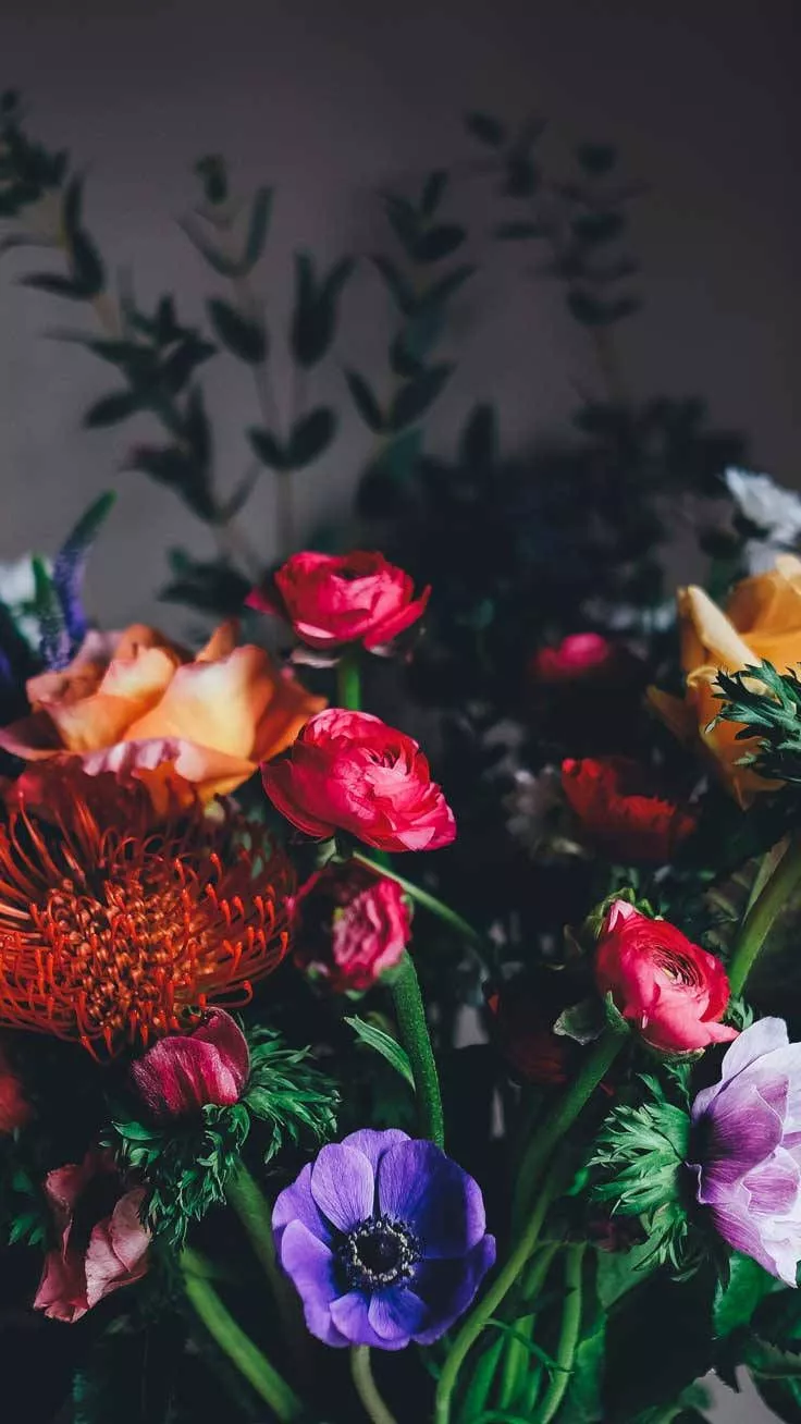 Pretty Flower Arrangement Spring iPhone