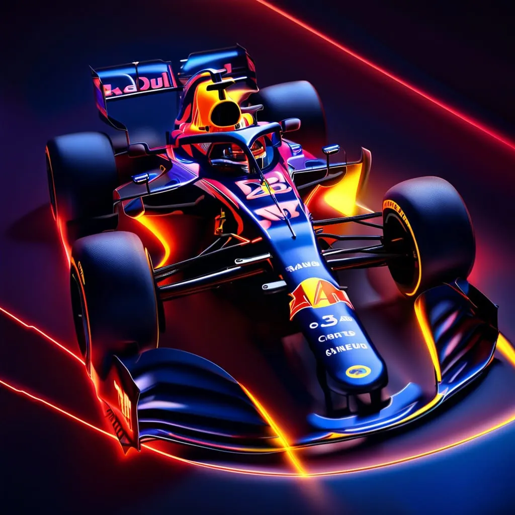 2023 Red Bull RB19 F1 car Red