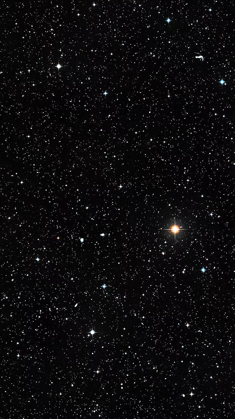 Night Sky, black, stars, HD phone