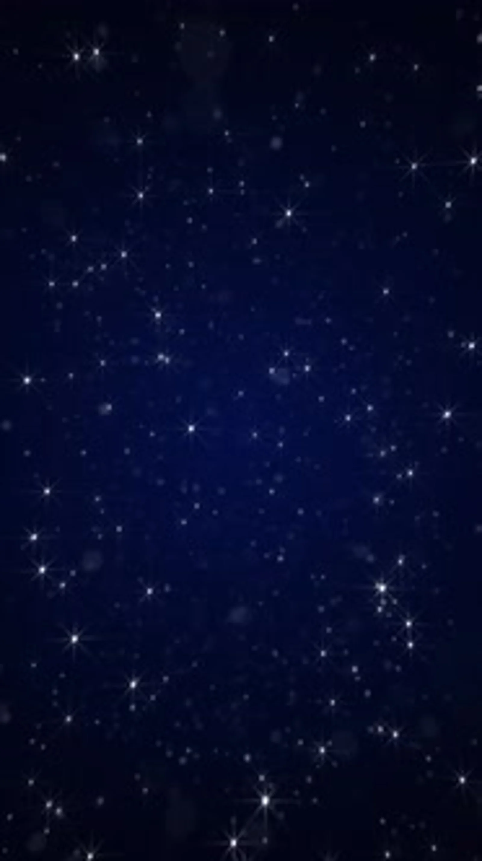 Night Sky Twinkling Stars Motion